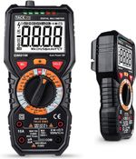 Digital Multimeter 6000 Count True RMS Manual Ranging NCV Temp Flashlight