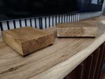 Mini Oak Speaker Stands