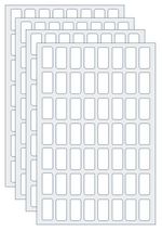 Small white Stickers Car boot markets craft fairs & pricing 9x18mm 560 peelable