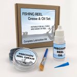 Fishing Reel Grease and Oil Set - Anglers Pack - Premium Lubricants & Brush Kit