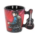 Elvis Presley Espresso Cup 3oz ’68 Comeback Mug Guitar Handle Ceramic Nemesis No