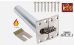 CONCEALED DOOR CLOSER PERKO FIRE RATED CE MARKED HIDDEN JEDO NICKEL PACK OF 2