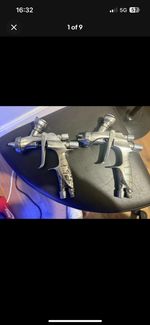 ANEST IWATA WS400 SPRAY GUNS (pair)