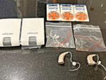 Oticon Synergy Sense Hearing Aids  - new with Batteries & Cases
