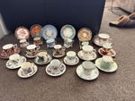 Job Lot Of All Size’s Cup & Sauces, collected Over A Few Years,