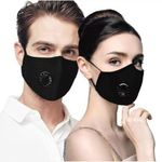 PM2.5 Anti Air Pollution Reusable Washable Face Mask inc Activated Carbon Filter