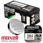 Maxell 364 SR621SW Silver Oxide Watch Batteries 5x 10x 25x 50x 100x