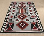5x8 Ft Handwoven Wool Navajo Rug Southwestern Rug Designer Rug Home Decor Rug