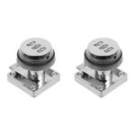 Silver Cabinet Lock with Password Heavy Duty Metal Lock for Home Use