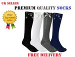 6 Pairs Girls Ladies Knee High Long School Socks With Bow Party Socks All Sizes