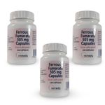 Ferrous Fumarate 305mg Iron -100 Capsules x 3 (Brand May Vary)