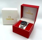 Omega Watch Box Red Leatherette Case