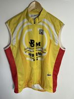 Santini Cycling Vest BM Verheijen Breeze Vintage | Men's | Yellow/Red | 2XL |