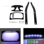 Relocation Number Plate Holder & Frame For Harley Fat Bob FXFB FXFBS 2018-2024
