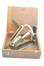British Military Artillery Quadrant Clinometer, Field, Mk VI E.R. Watts, Cased