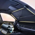 Car Windshield Sunshade Umbrella, Front Window UV Reflector, Foldable Sun Visor