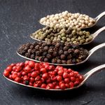 Peppercorns Whole Four Types, Premium Grade, Green, Pink, White, Black, Free P&P