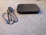 Sky Q Mini Model EM150 Box & Power Cable - Lens Cover Missing But Works Fine