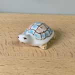 Tortoise Figurine Mini/Small Porcelain Vtg Collectable Home Decor Ornament #1