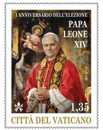 Vatican 2026 - Stamp "1st Anniversary Pontificate Leo XIV" **New**