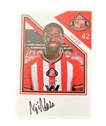 RARE signed AJI ALESE Sunderland club card photo 2025