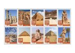 EGYPTIAN MONUMENTS Egypt Archictecture Pyramids Stamp Sheet (2020 Sierra Leone)
