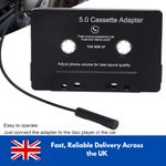 Car Audio Cassette Receiver, Bluetooth 5.0 Cassette Aux Adapter for Listening