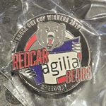 Redcar Agilia Bears 2019 KOC Winners Enamel Pin Badge In Silver