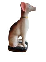 Vintage Greyhound Or Whippet Ceramic Figure