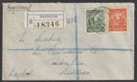 BARBADOS 1937 (19 Jul) Registered cover to UK - 47737