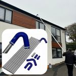 Gutter Vacuum Pole Kit 45ft Long Reach Drain Pipe Cleaning System Gutters Vac