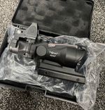 Fibre Red Illuminated 4x32 ACOG Rifle Scope with Reflex Red Dot Sight