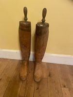 Antique wooden riding boot trees size 11 give or take