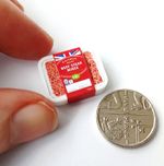 DOLLS HOUSE MINIATURE 1:12 * SUPERMARKET PACK OF BEEF STEAK MINCE * COMBINED P+P
