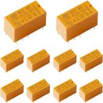 5 pcs PCB Power Relay HK19F-5V DC 5V DPDT Relay Coil 8 Pin 2NO 2NC + 5 pcs PCB P