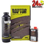 Upol Raptor Black Urethene Coating Kit 1 Litre 750ml Raptor 250ml Hardener
