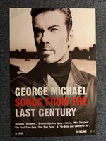 RARE VINTAGE 77x52cm GEORGE MICHAEL - SONG FROM THE LAST C .. RECORD SHOP POSTER