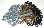 100 PACK Of M6 Silver Cage Nut Sets & TOOL (100 Cagenuts 100 Bolts 100 Washers)