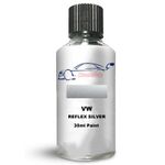 VW REFLEX SILVER LA7W TOUCH UP KIT BOTTLE BRUSH REPAIR PAINT CHIP SCRATCH 