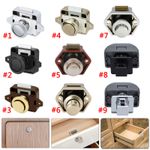5-30PCS Push Button Catch Lock Door Cabinet Drawer Campervan Pop Up Latch Knob