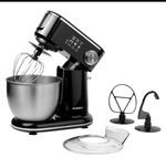 Daewoo 1000W 5L Baking Stand Mixer Kit Whip Knead Whisk Stainless Steel 12 Speed