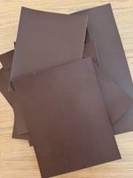 Chocolate Brown Vegetable Tanned Leather  3.5mm thick Craft Repair Learning