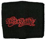 AEROSMITH logo EMBROIDERED SWEATBAND WRISTBAND official merch EX TOUR