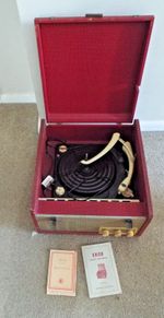 Vintage Ecko Record Player with Garrard Deck model RP329 see decription