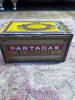 Vintage Partagas Habana 25 Charlottes Wooden Advertising Humidor Box