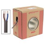 Prysmian Cable 2-Core Twin Earth 1mm x 100m Drum Brown&Blue&Bare Earth Grey