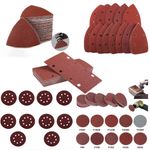 5inch Sanding Discs /Sander Paper Triangle/Square/Hook Loop Orbital Sander Pad