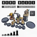 Hero Bases Display Extenders | Convert Gaming Bases to Display Bases & Plinths