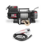 Warrior Ninja Electric Winch 4500lb 12v Steel Rope ATV Trailer wit Wired Control