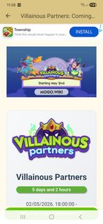 1 x Full carry slot - VILLAINOUS partners event Monopo_ly_Go 1-6 hr complete